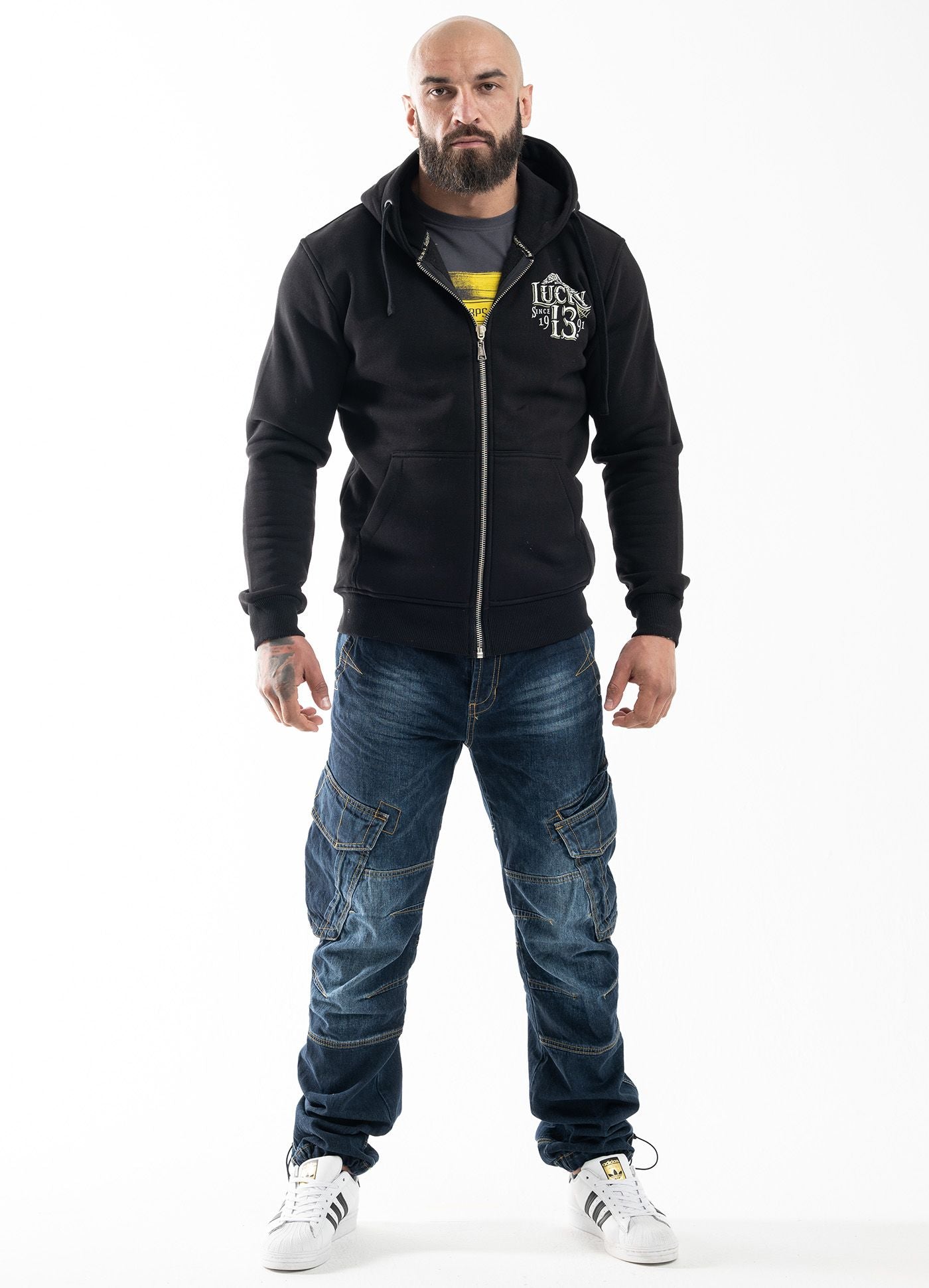 Bluza rozpinana z kapturem Dead Skull