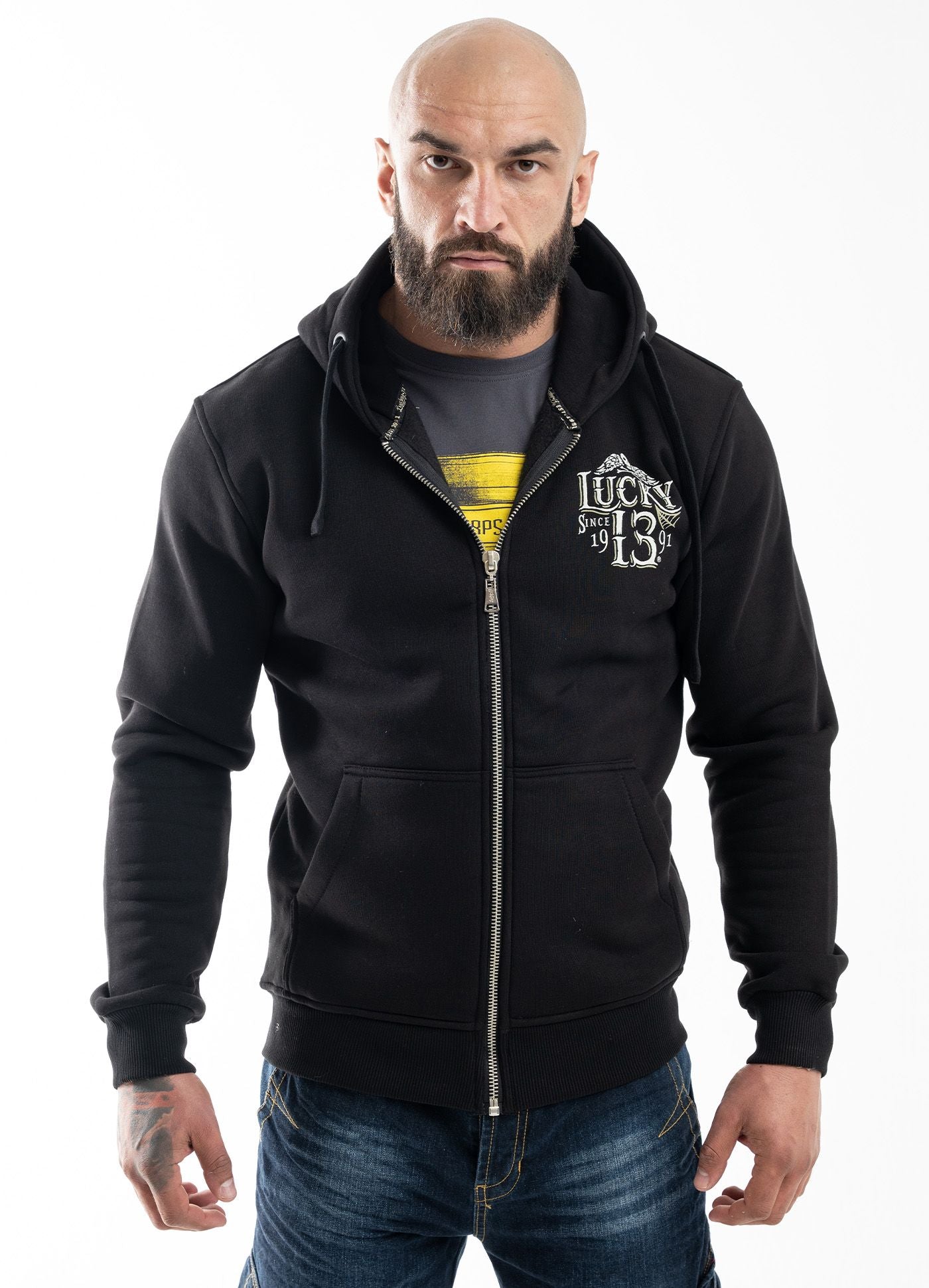 Bluza rozpinana z kapturem Dead Skull