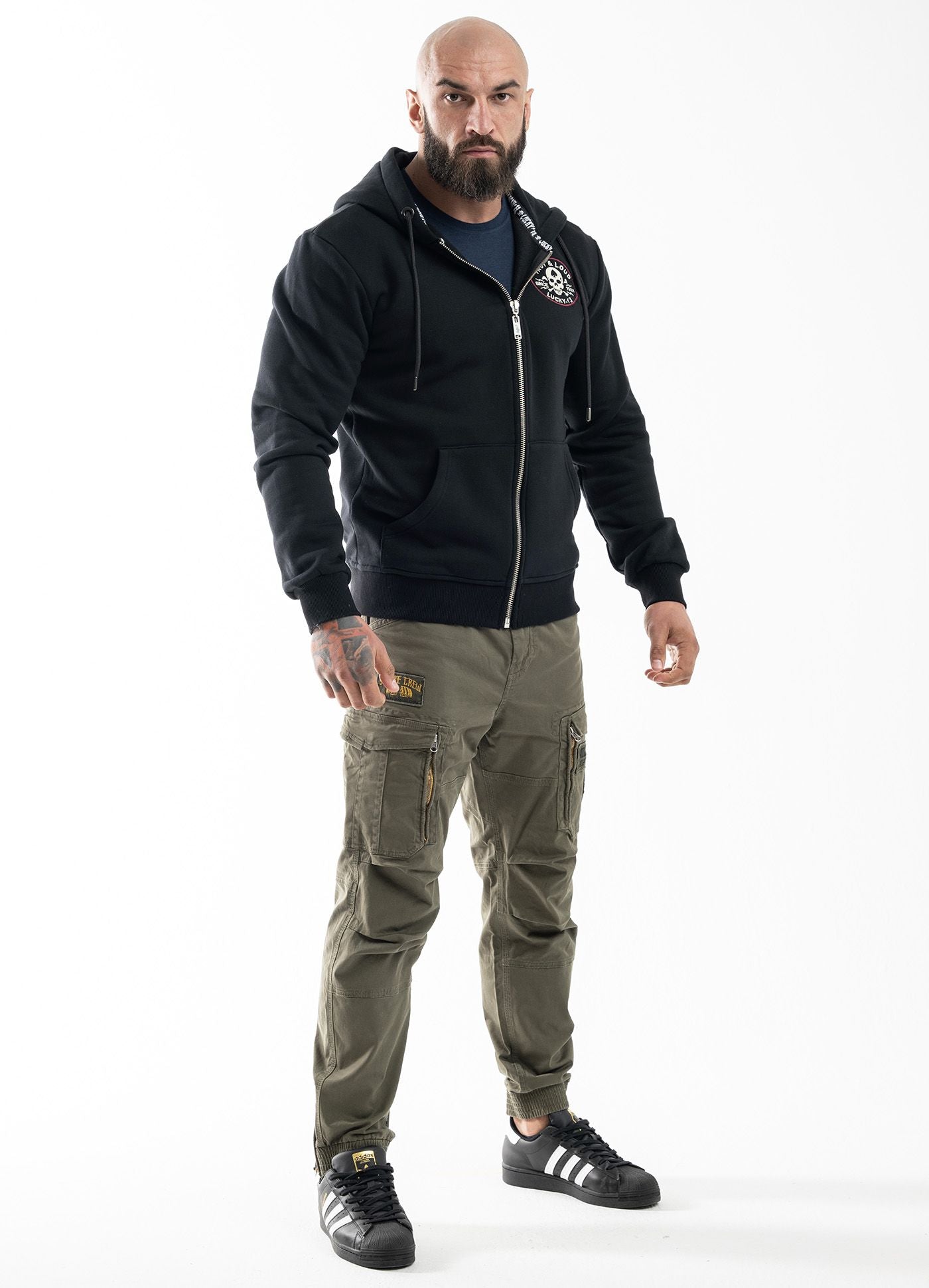 Bluza rozpinana z kapturem Fast and Loud