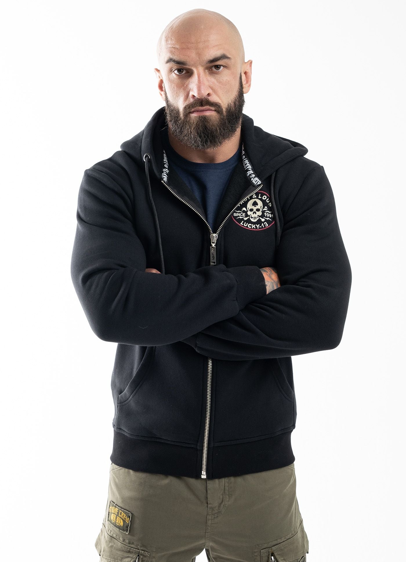 Bluza rozpinana z kapturem Fast and Loud