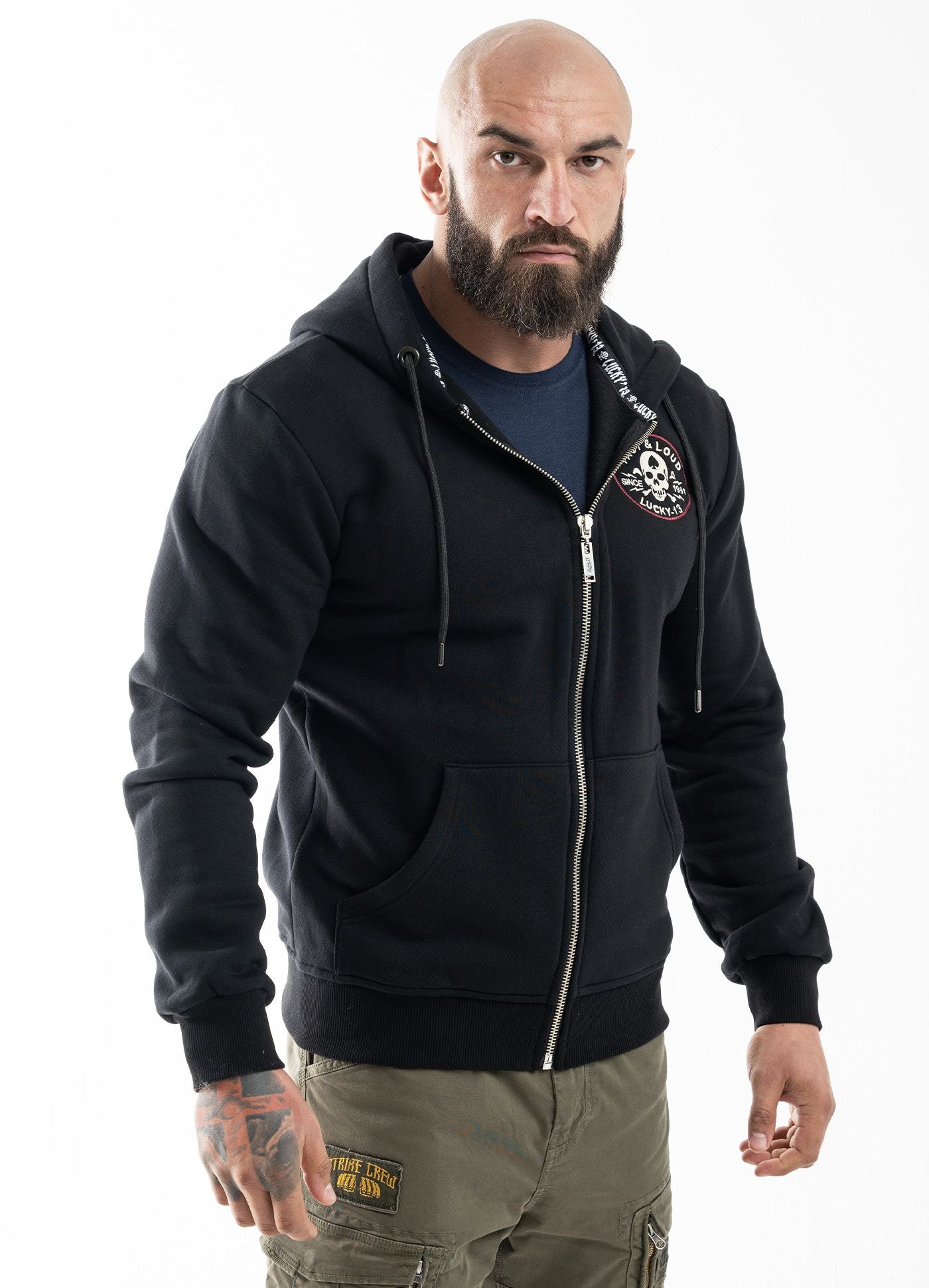 Bluza rozpinana z kapturem Fast and Loud