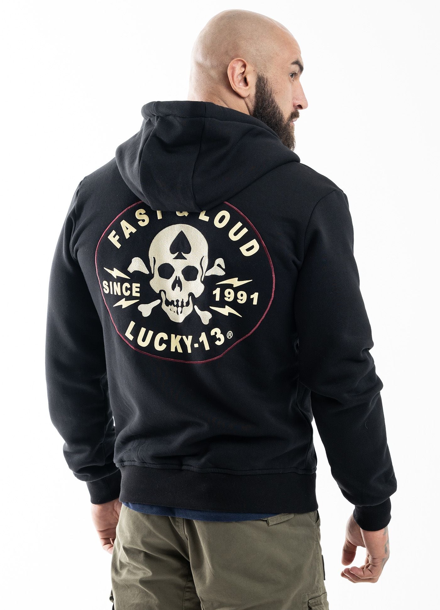 Bluza rozpinana z kapturem Fast and Loud