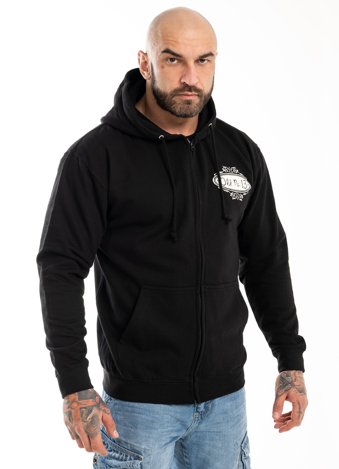 Bluza rozpinana z kapturem Old No. 13