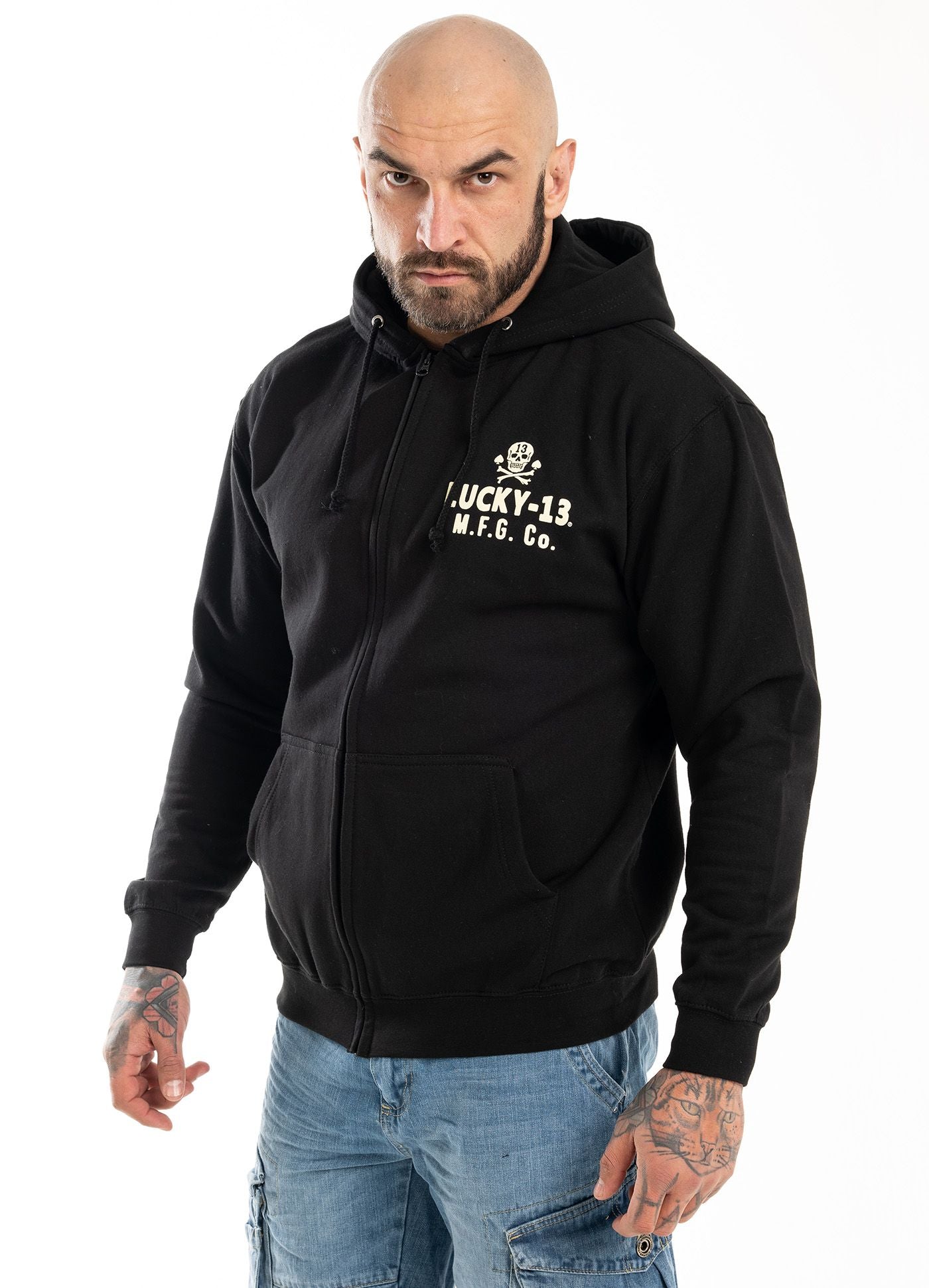 Bluza rozpinana z kapturem Pirate Skull