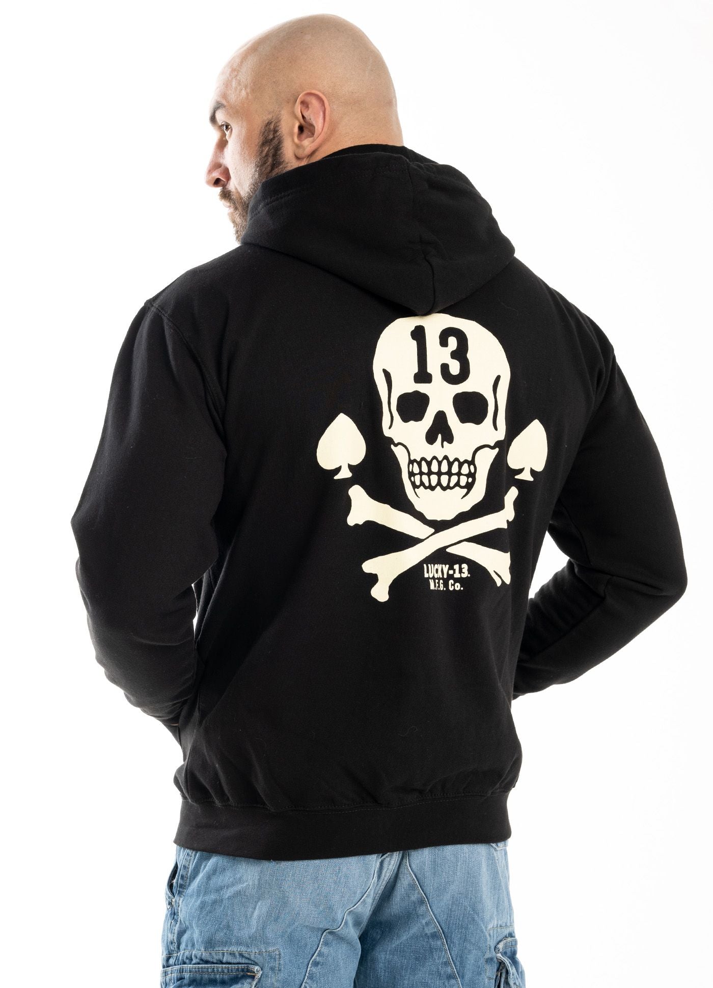 Bluza rozpinana z kapturem Pirate Skull