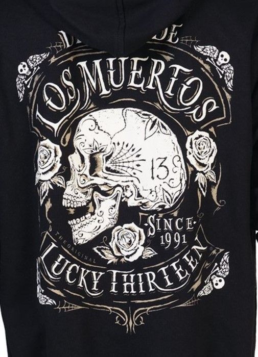 Bluza rozpinana z kapturem Dead Skull