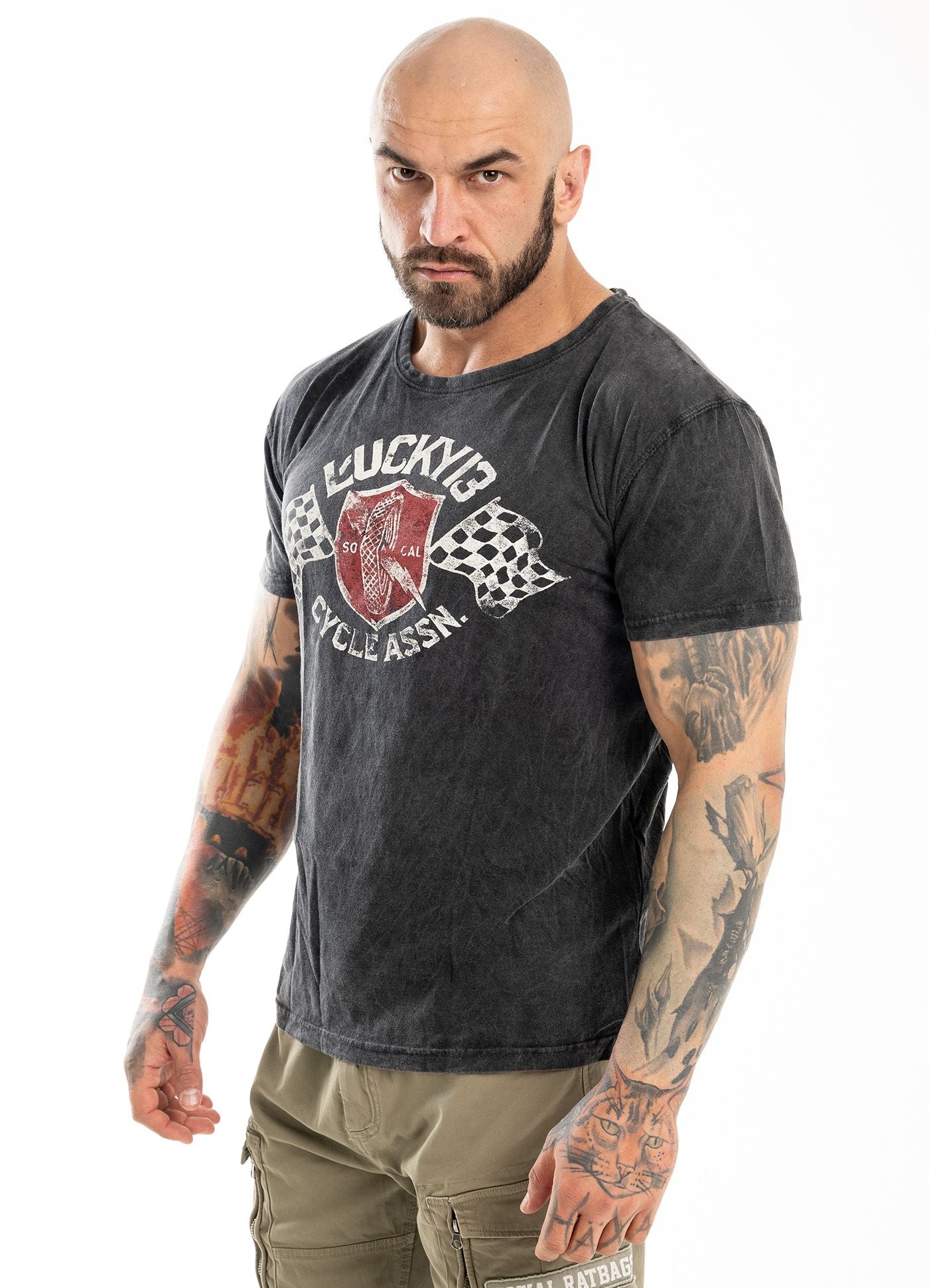 Koszulka Washed Vintage L13 Cycle Assn..