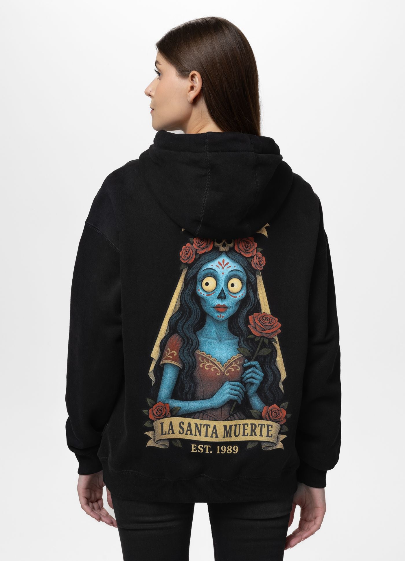 Bluza z kapturem LA SANTA MUERTE