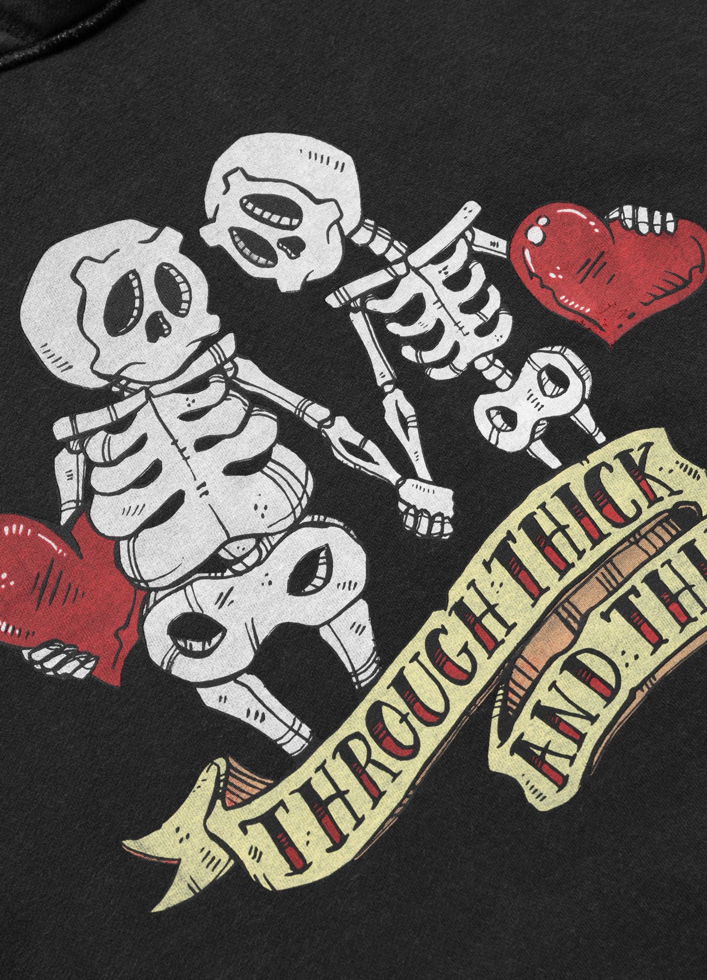 Bluza z kapturem Washed LOVIA THICK & THIN