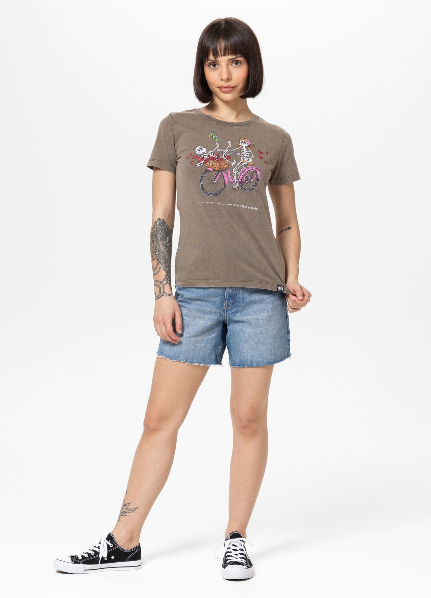 Koszulka damska Denim Washed CRUISINANDBOOZIN