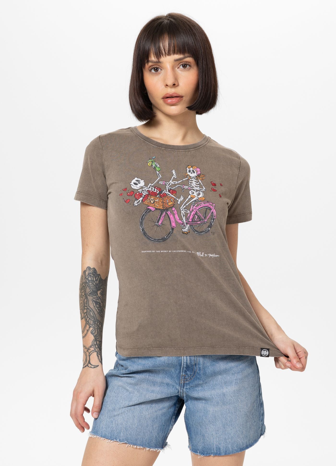 Koszulka damska Denim Washed CRUISINANDBOOZIN