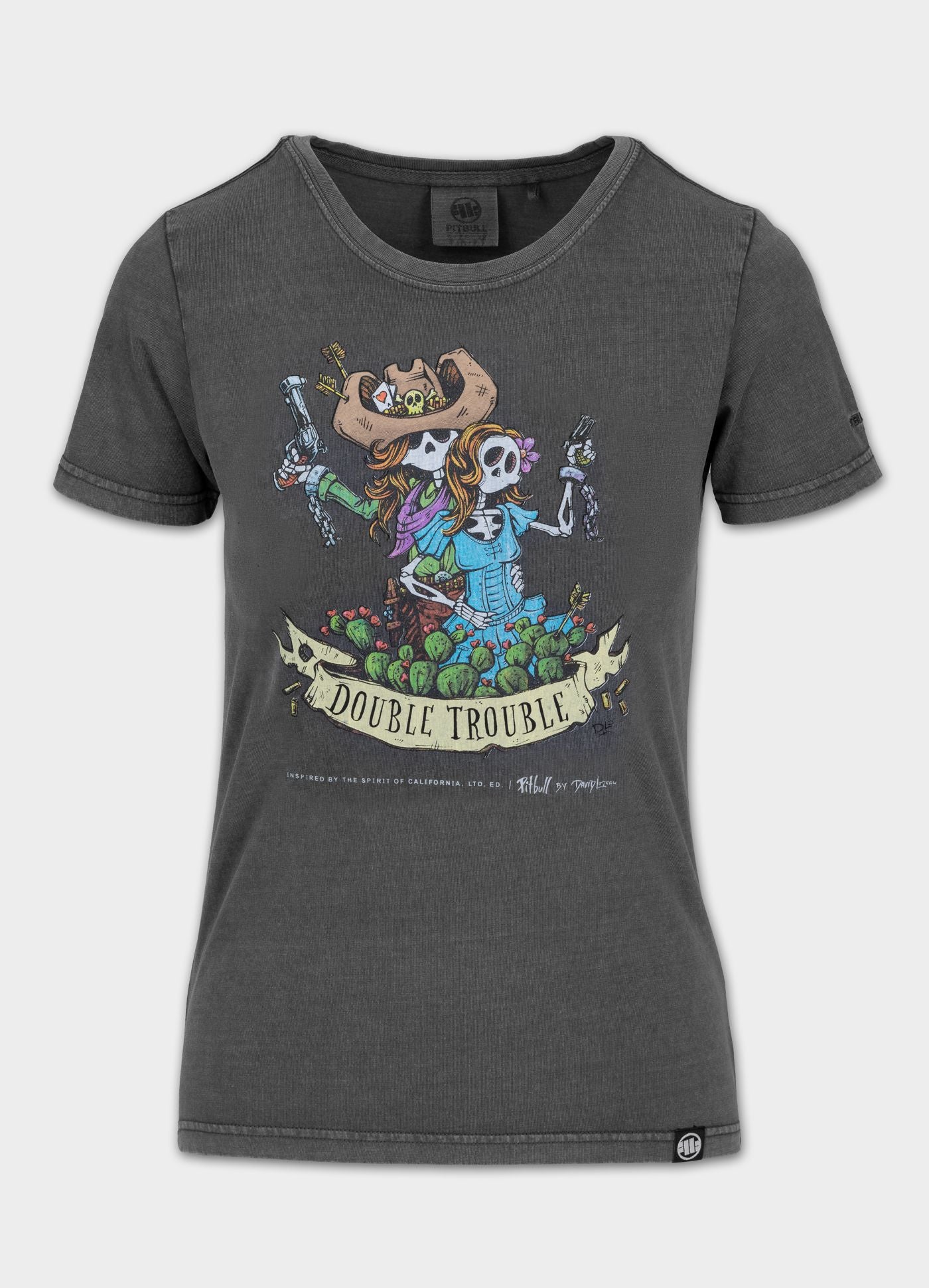 Koszulka damska Denim Washed DOUBLETROUBLE