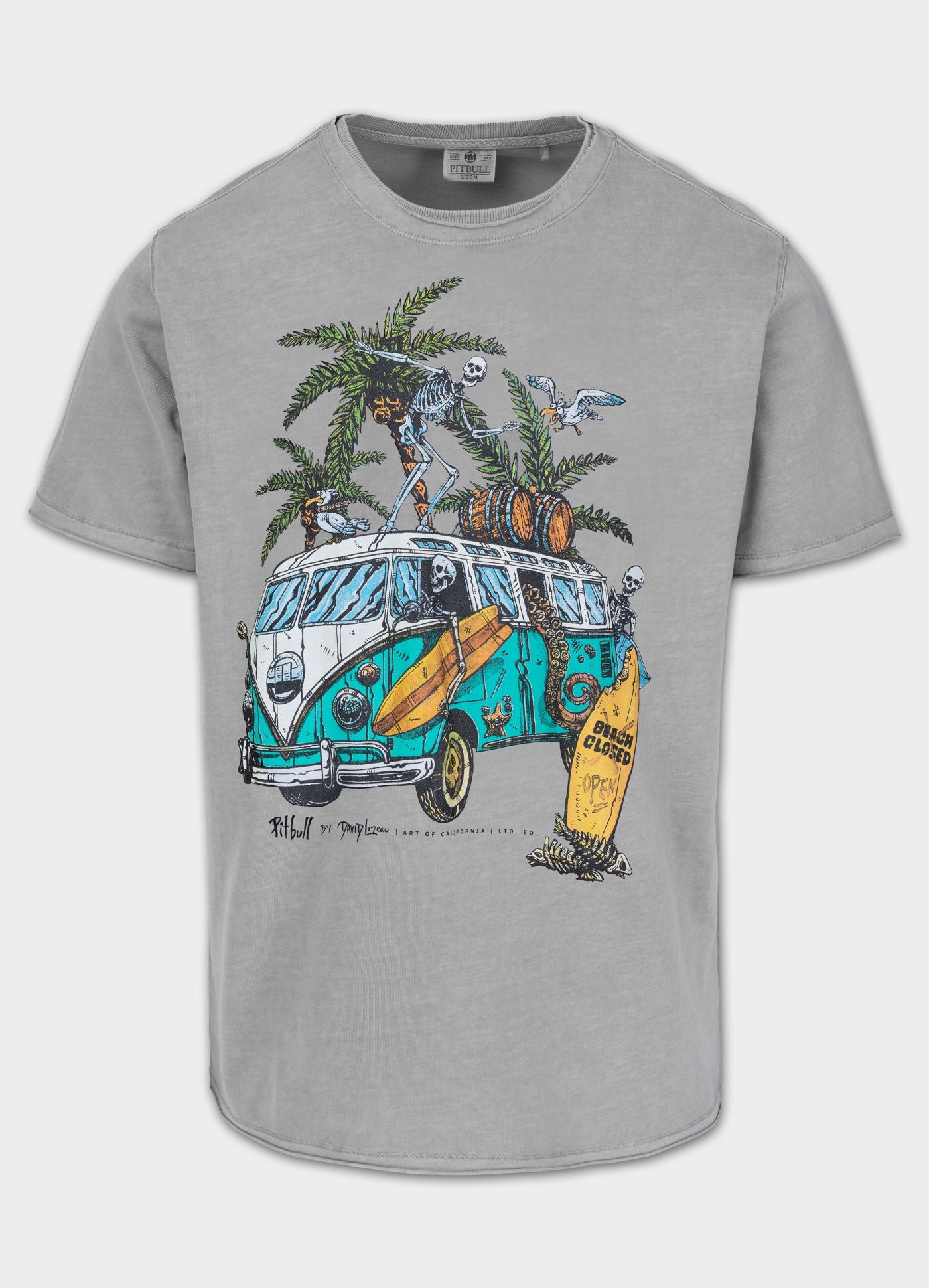 Koszulka męska Denim Washed Raw OPEN BEACH