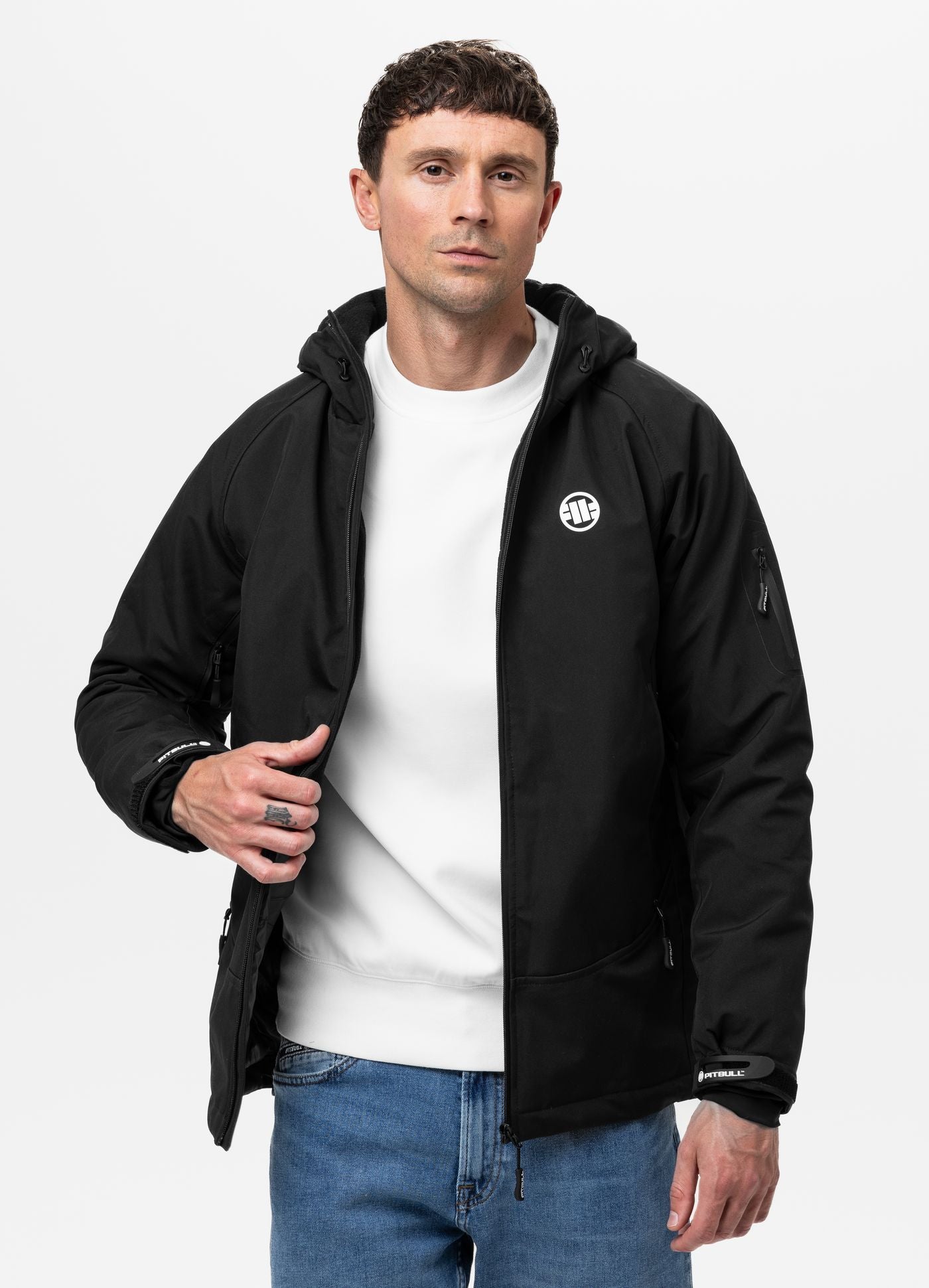 Kurtka zimowa softshell z kapturem ROCKFISH