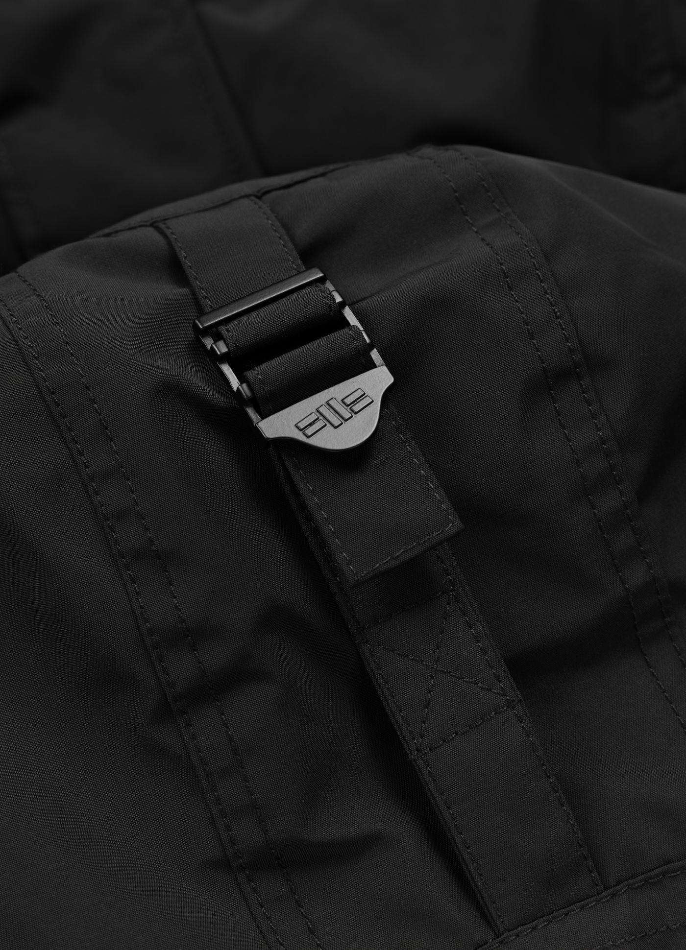 Kurtka zimowa pikowana parka z kapturem FOREST