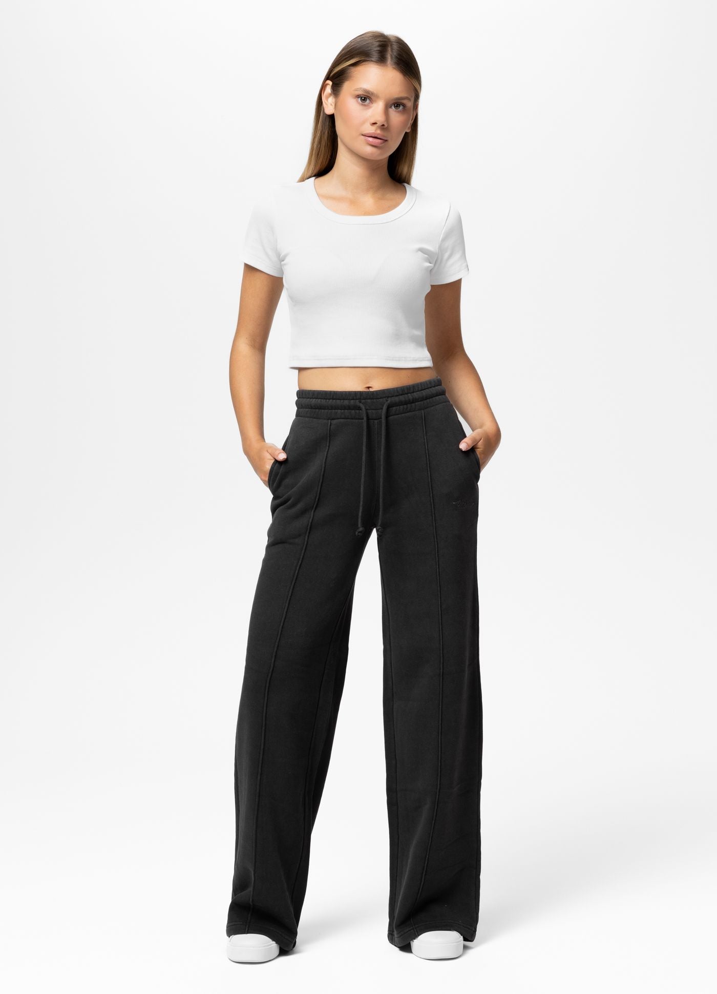 Spodnie dresowe Washed LOVIA WIDE LEG