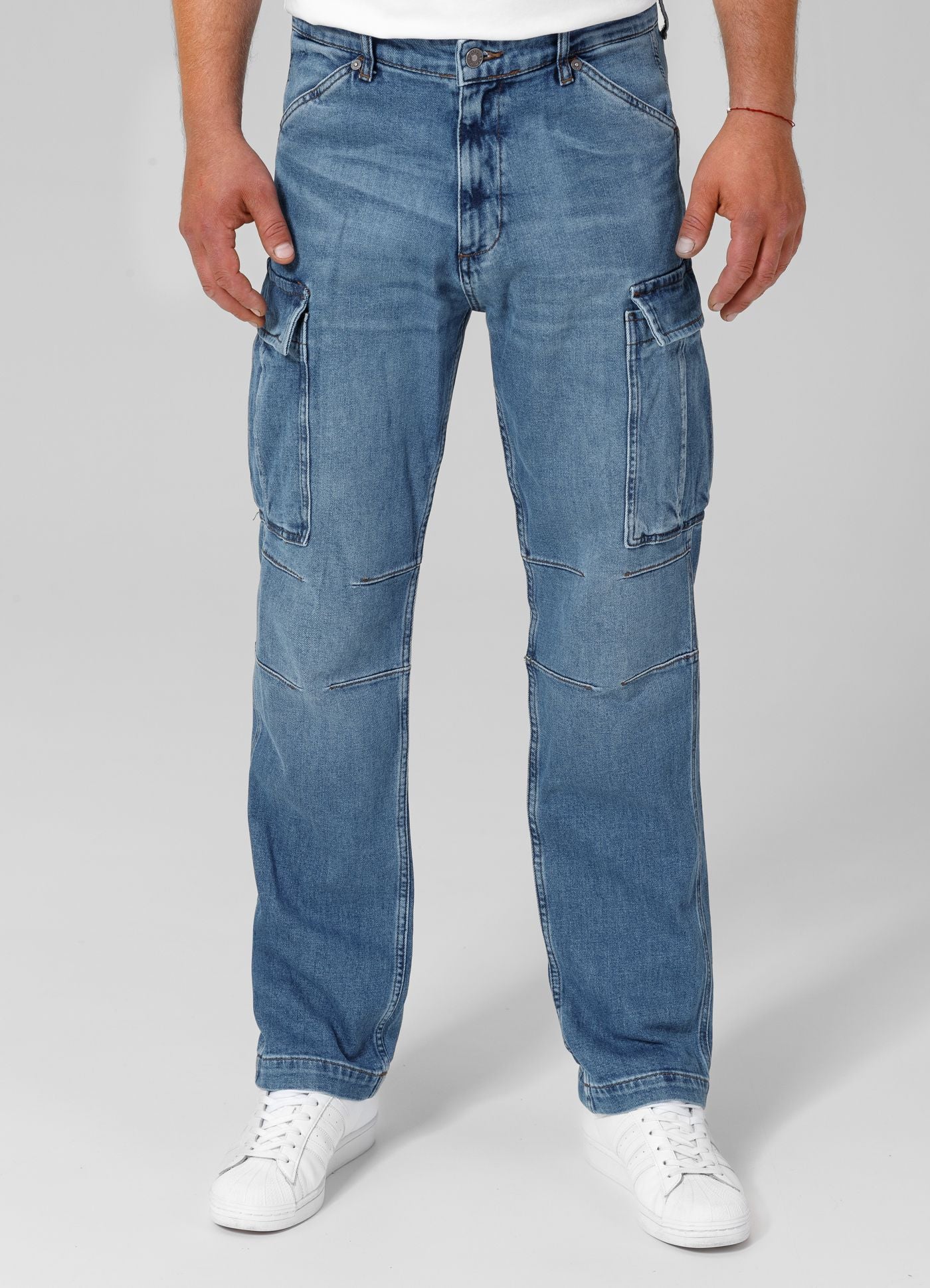 Spodnie Jeansowe bojówki Classic Wash Deerhorn