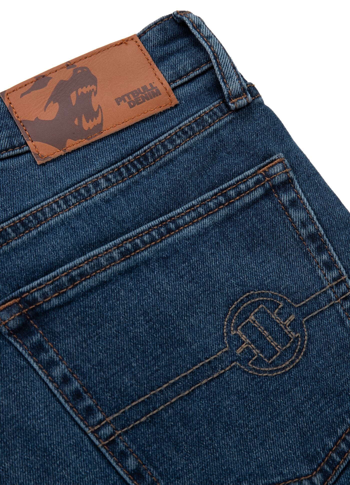 Spodnie Jeansowe Navy Wash Highlander