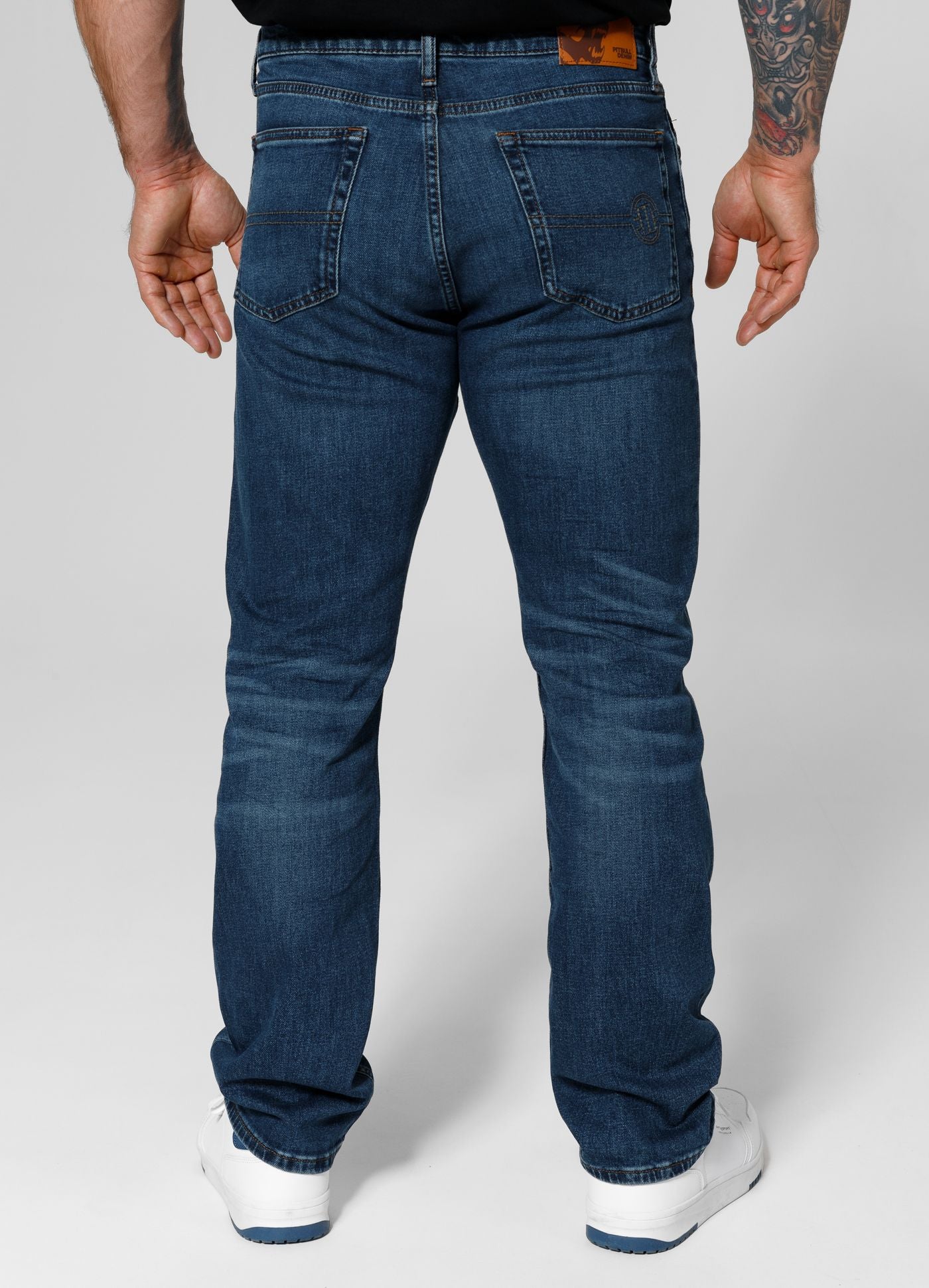 Spodnie Jeansowe Navy Wash Highlander