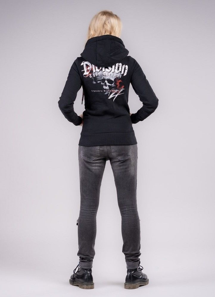 Bluza rozpinana z kapturem damska Division