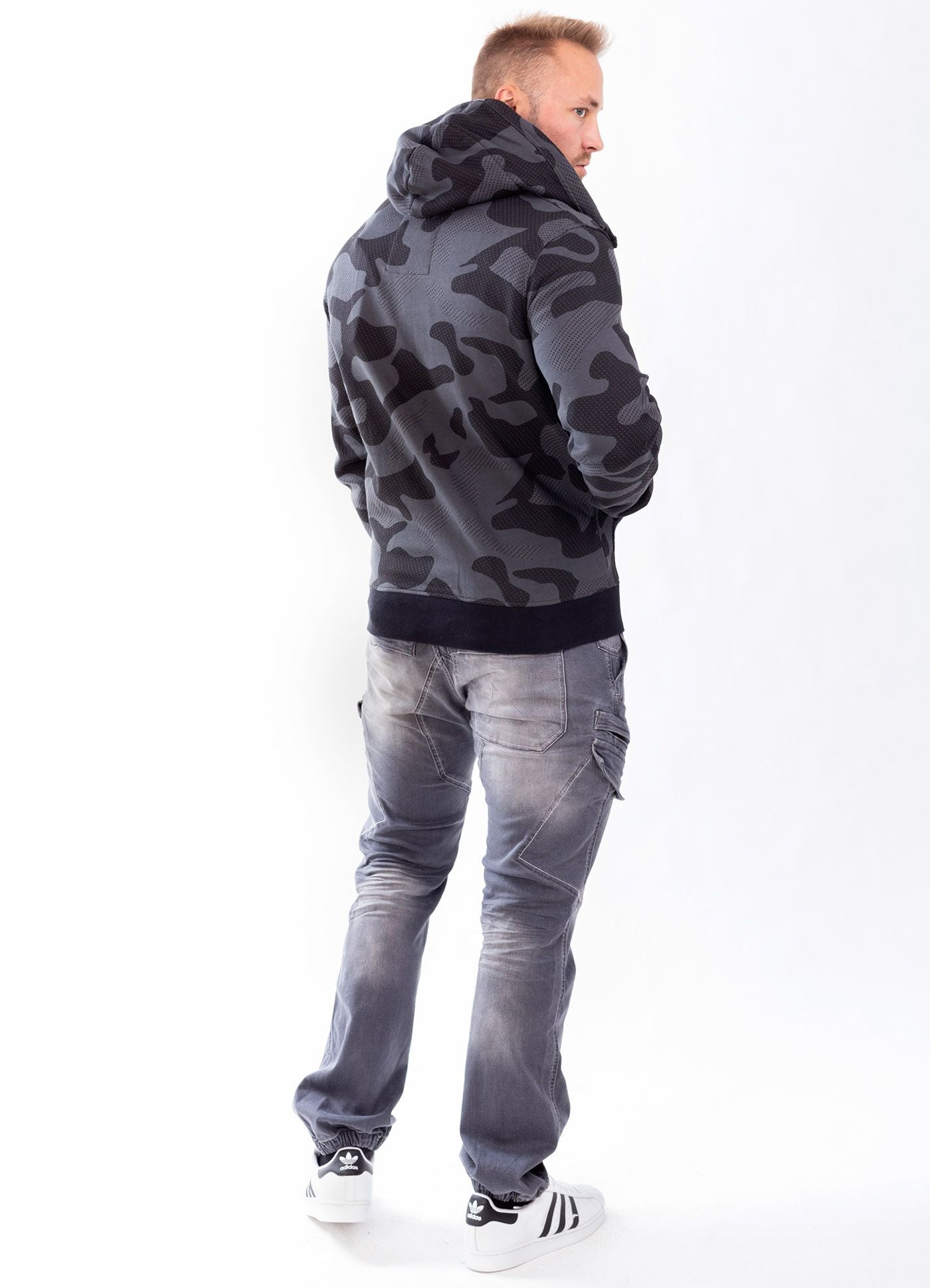 Spodnie bojówki jeans Valgard