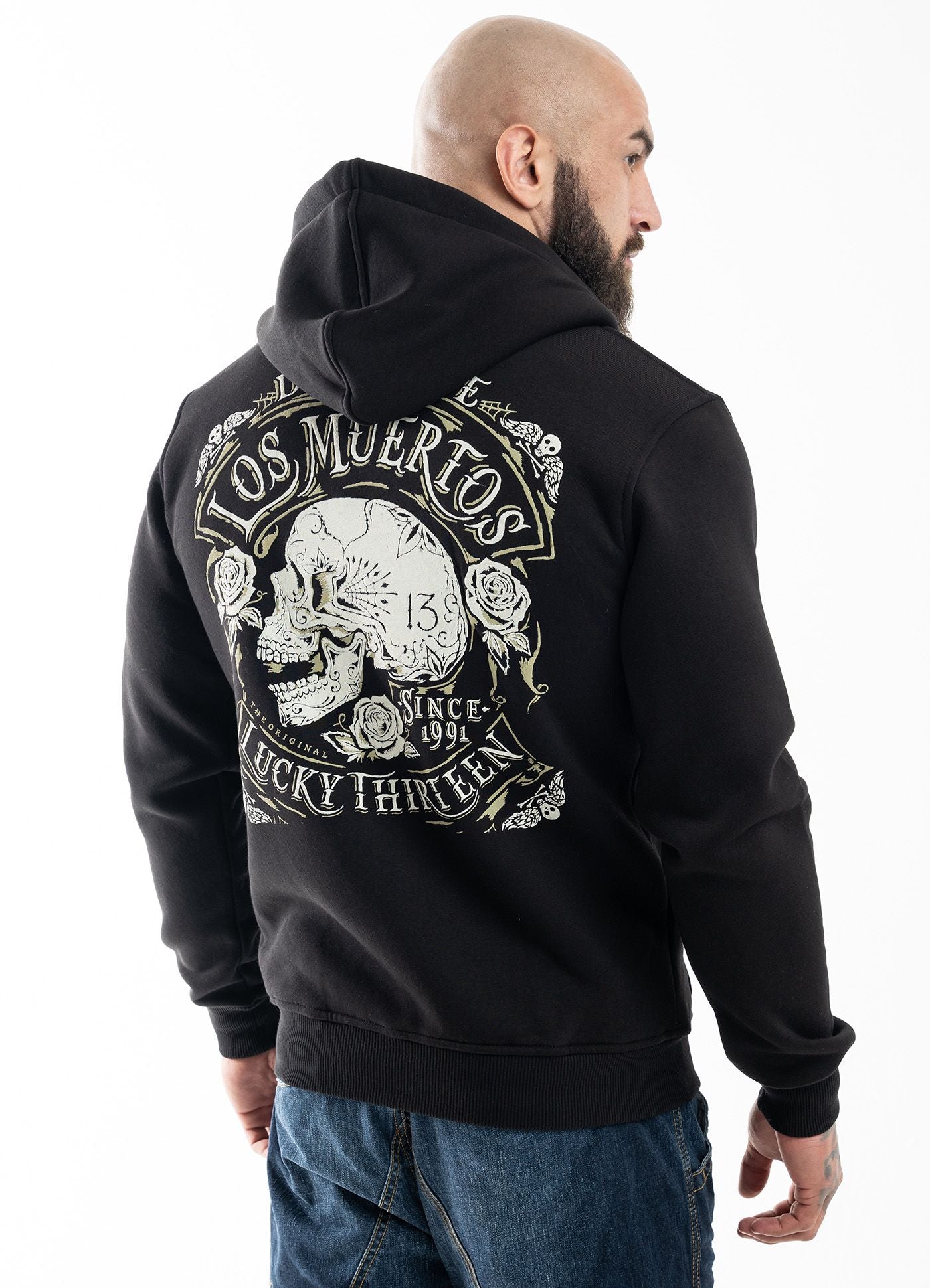 Bluza rozpinana z kapturem Dead Skull