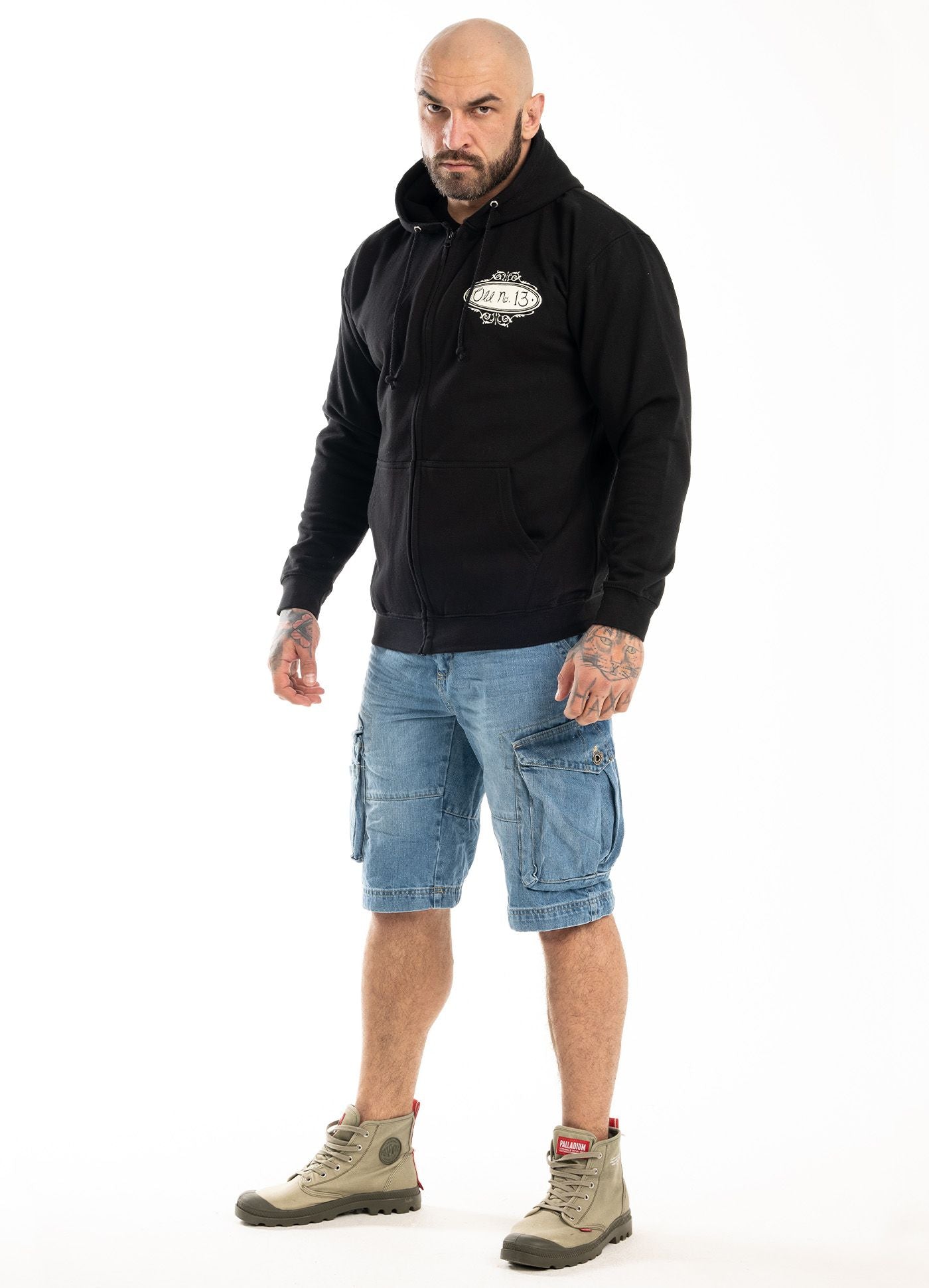 Bluza rozpinana z kapturem Old No. 13