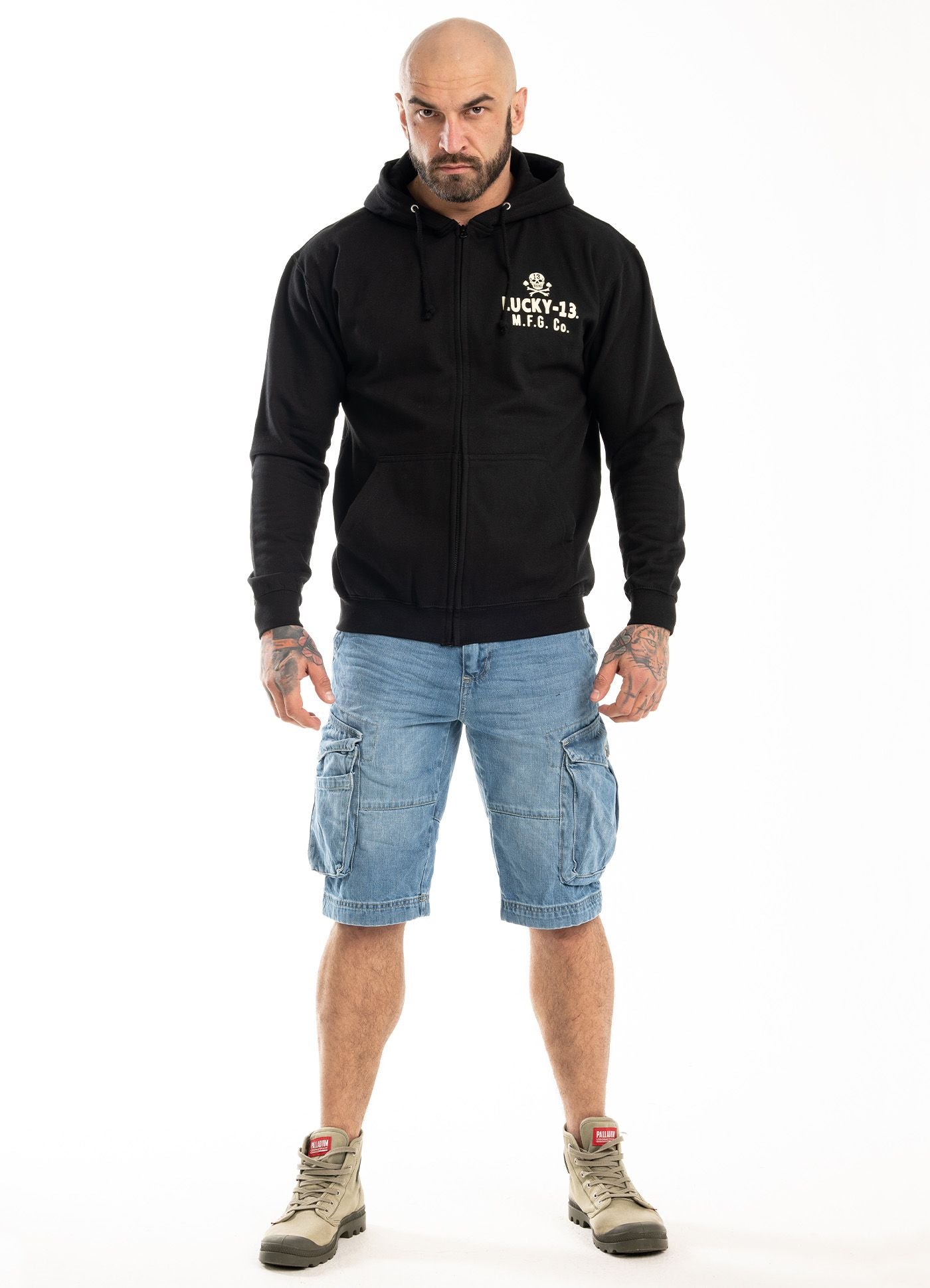 Bluza rozpinana z kapturem Pirate Skull