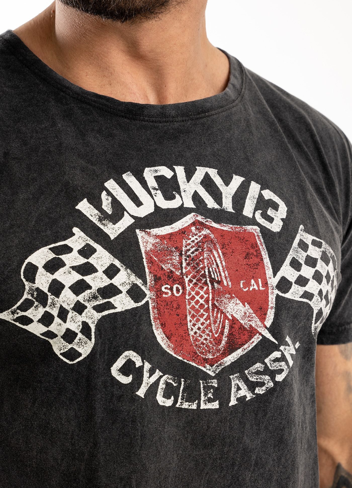 Koszulka Washed Vintage L13 Cycle Assn..