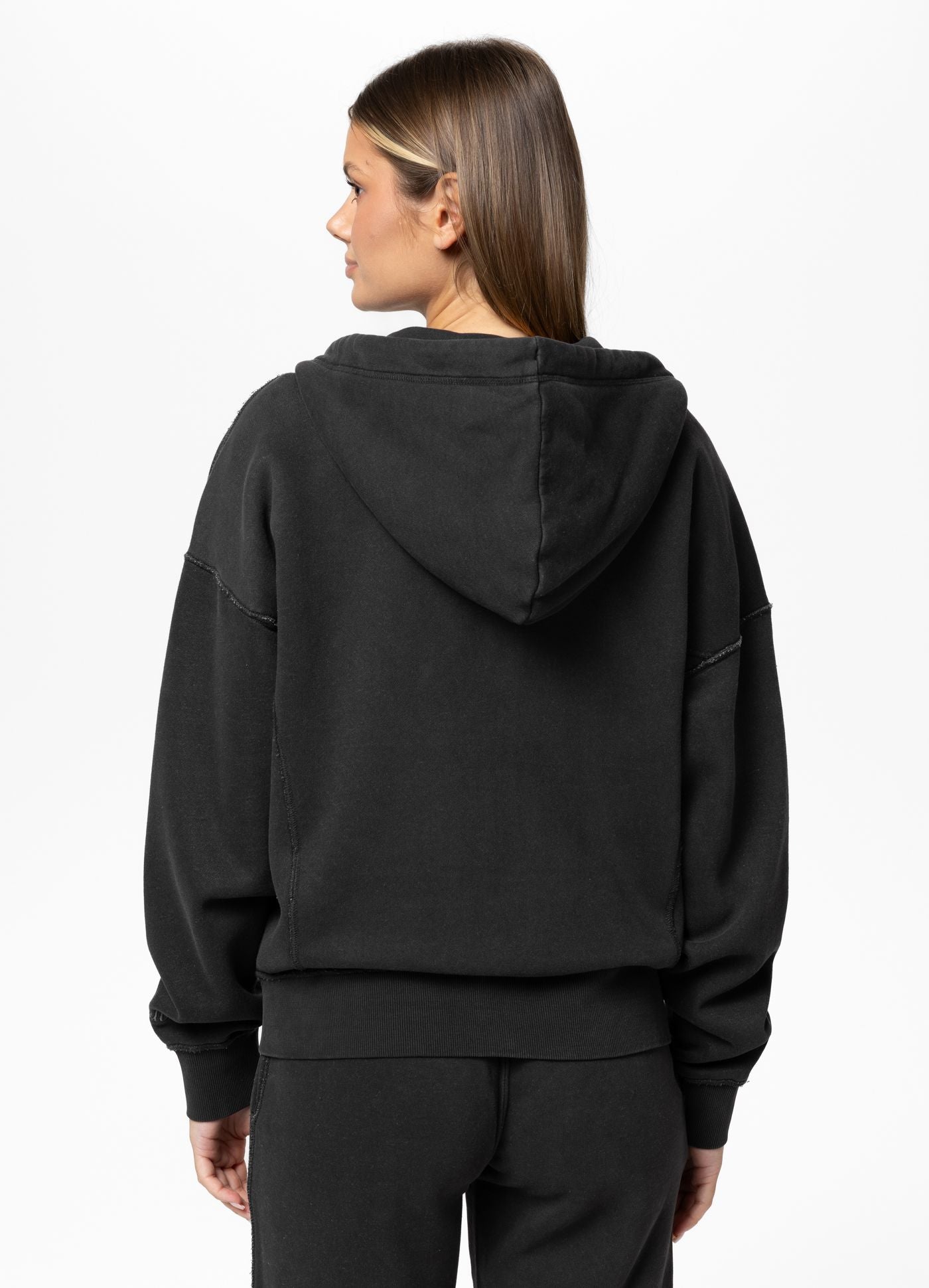 Bluza rozpinana z kapturem Washed LOVIA