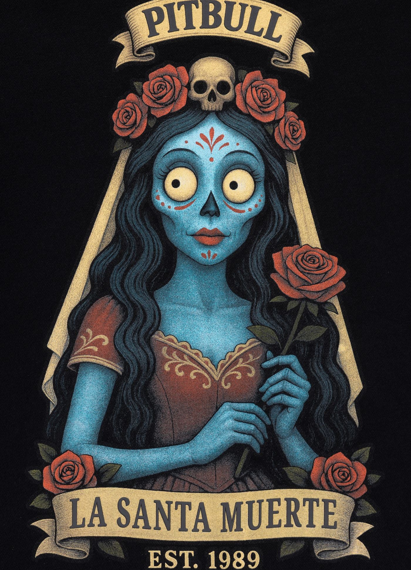 Bluza z kapturem LA SANTA MUERTE