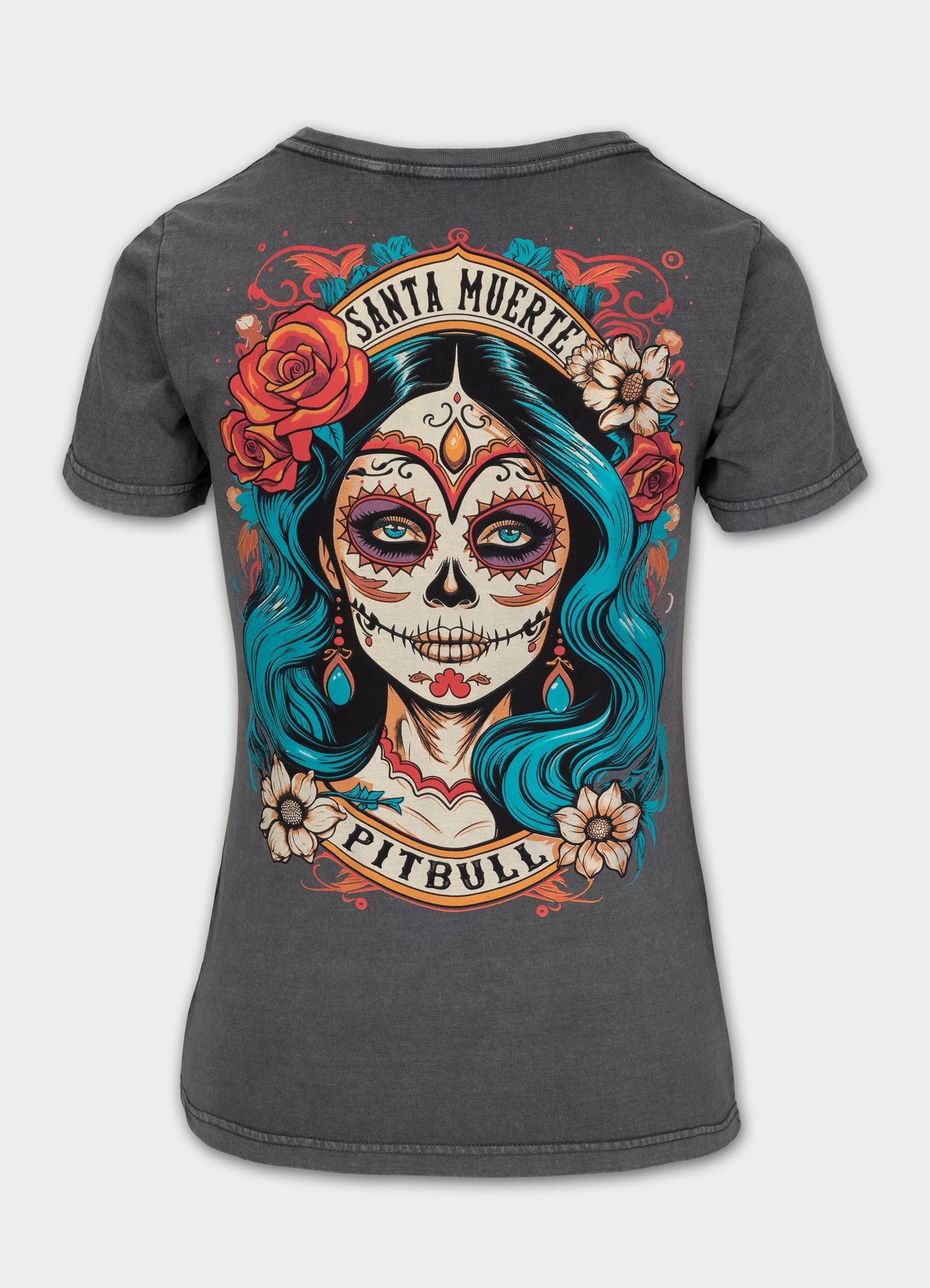 Koszulka damska Denim Washed SANTA MUERTE 25