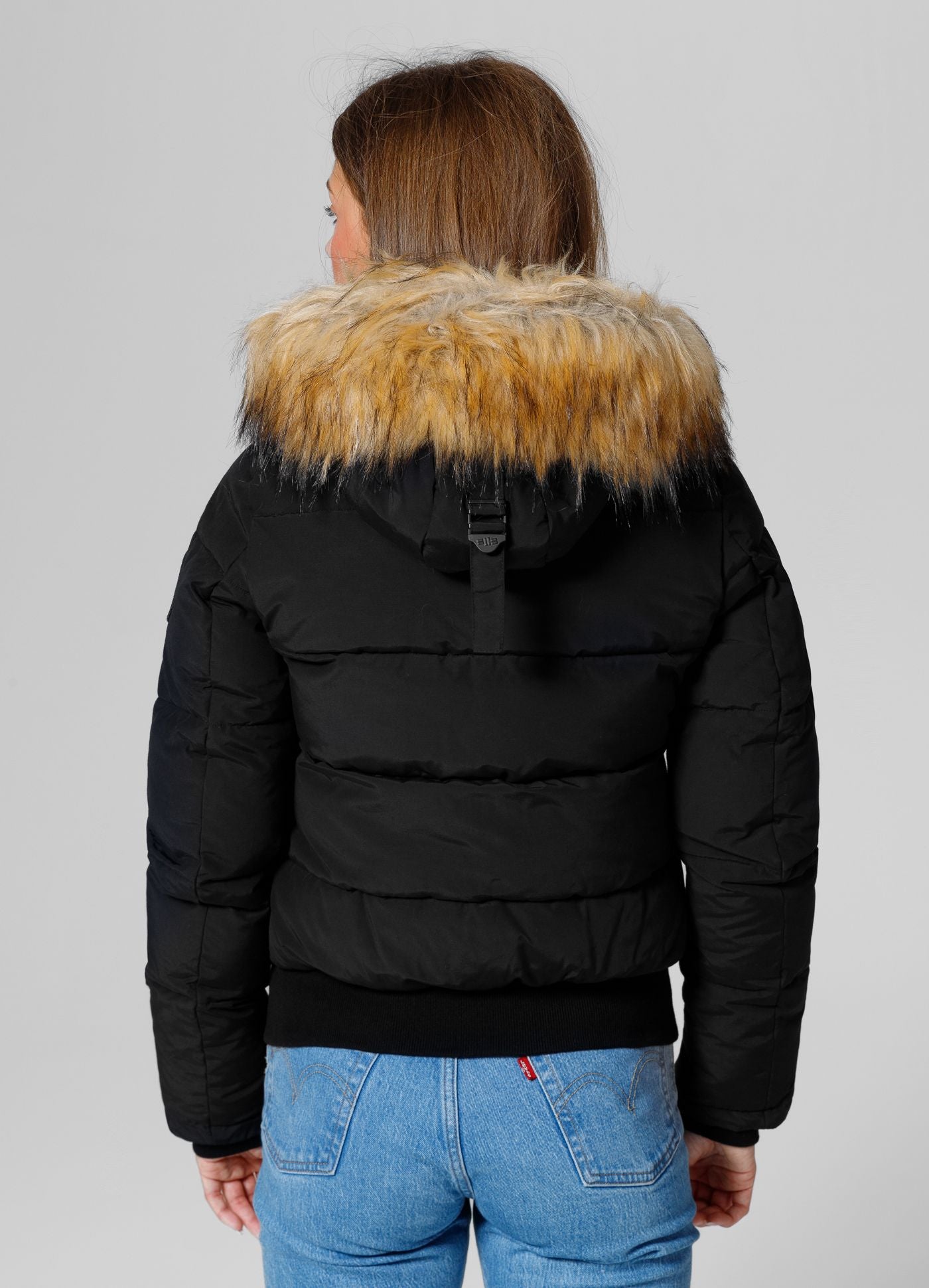 Kurtka zimowa pikowana z kapturem AZALEA