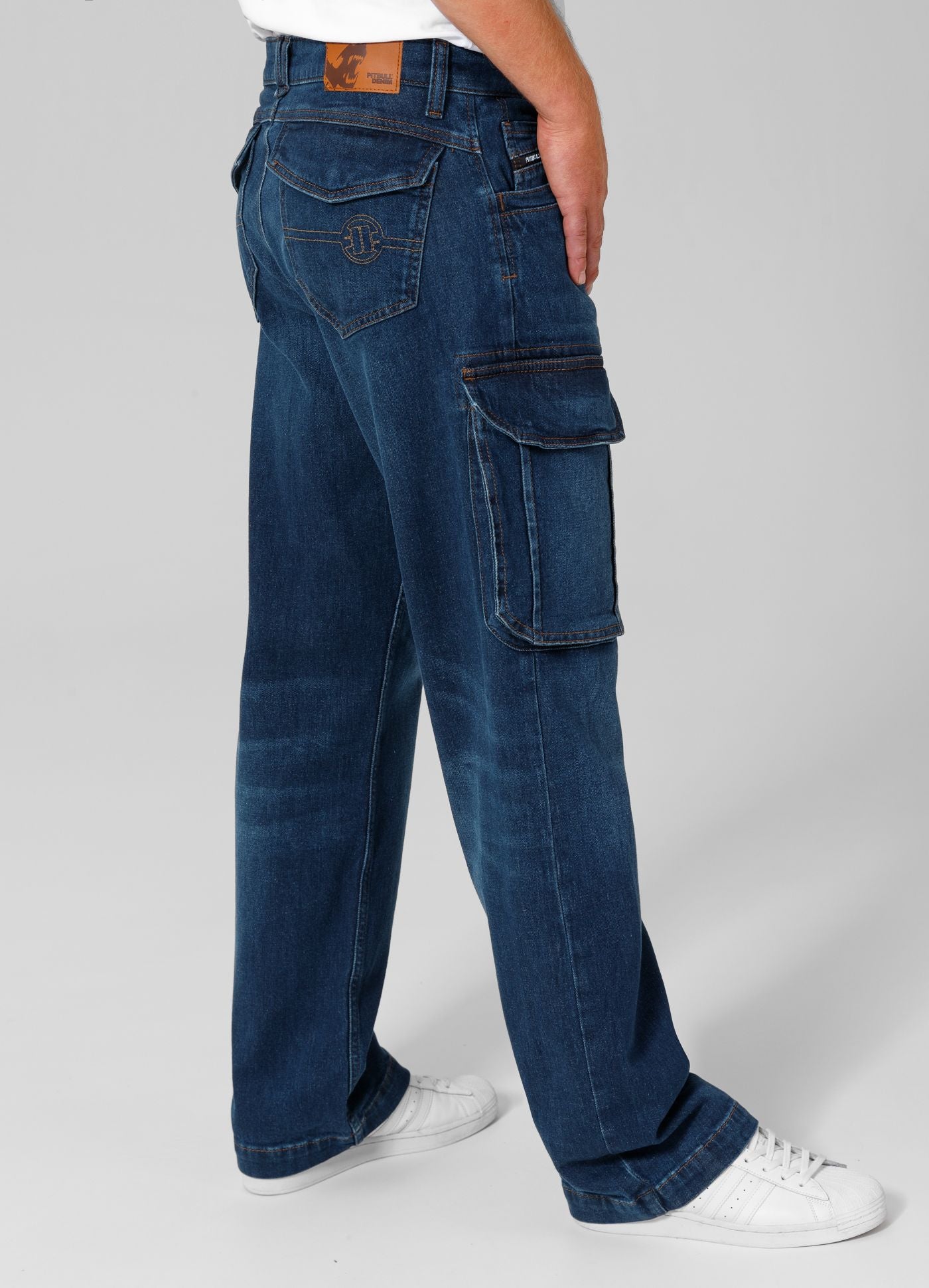 Spodnie Jeansowe bojówki Navy Wash Longspur