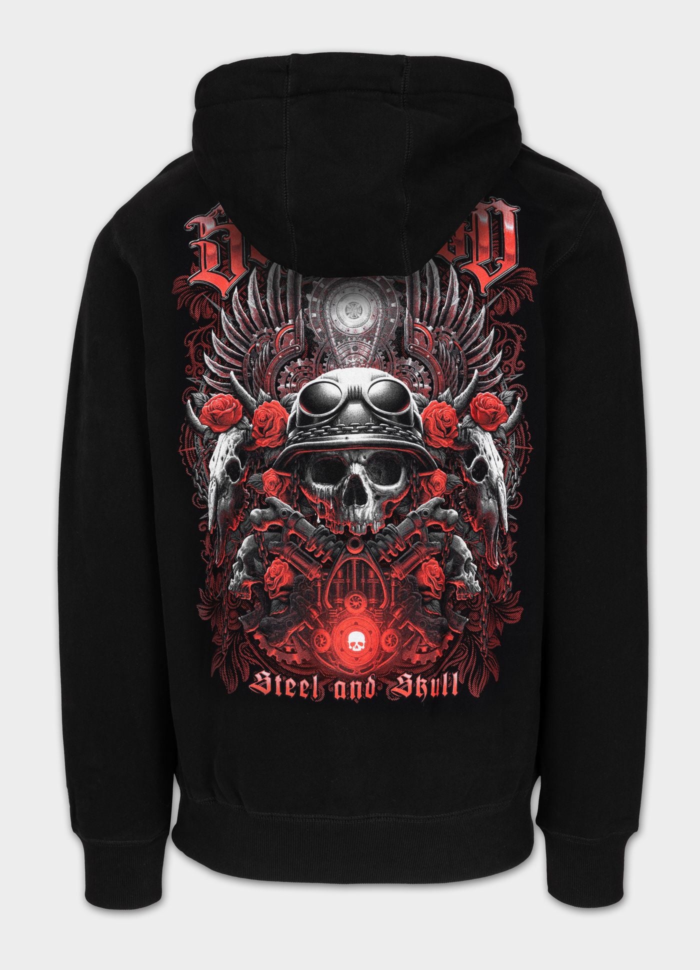 Bluza z kapturem STEEL AND SKULL