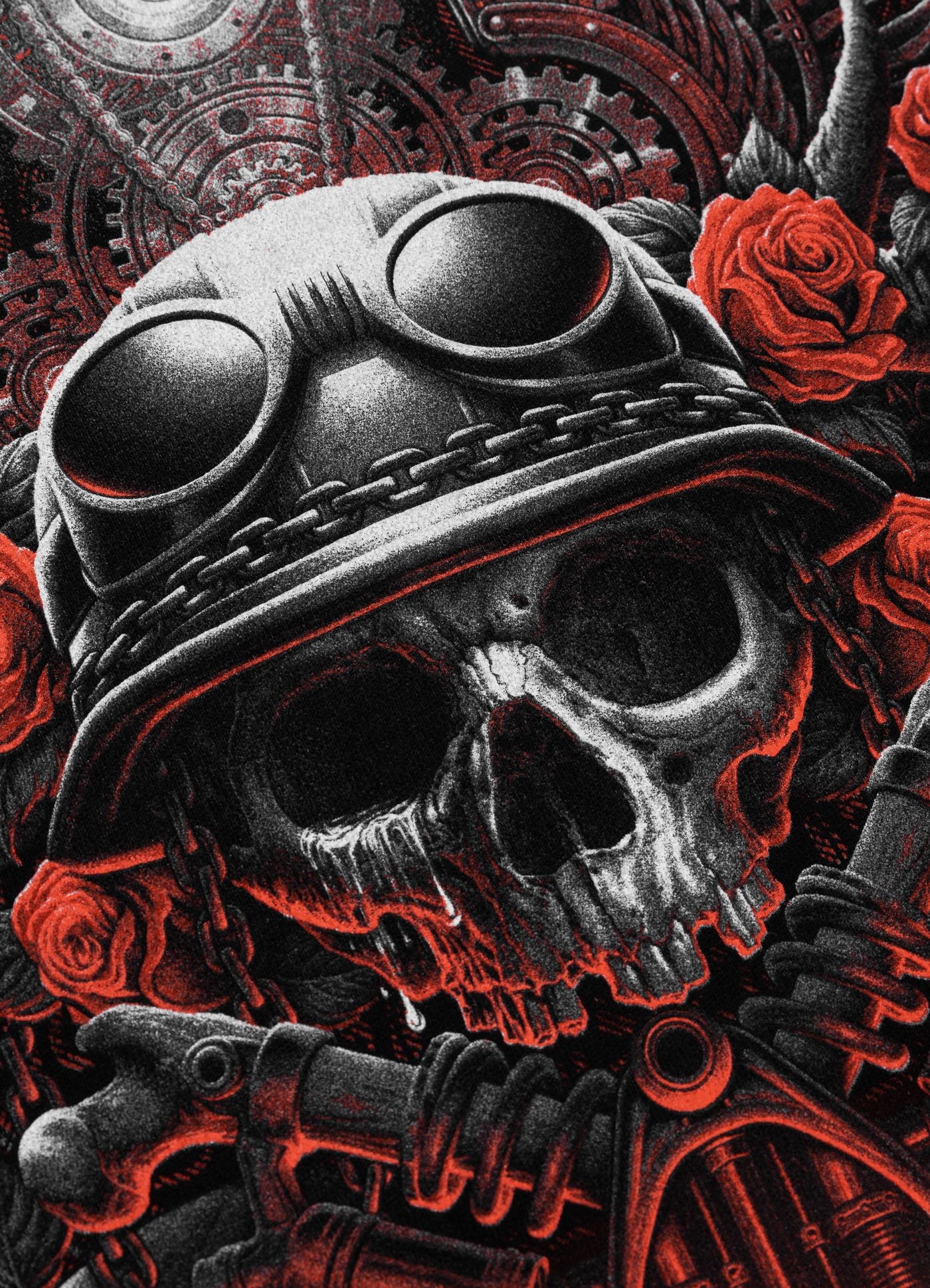 Bluza z kapturem STEEL AND SKULL