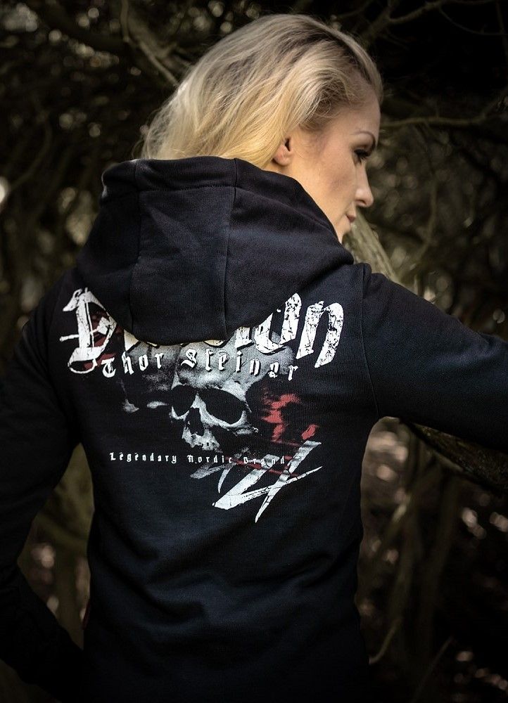 Bluza rozpinana z kapturem damska Division