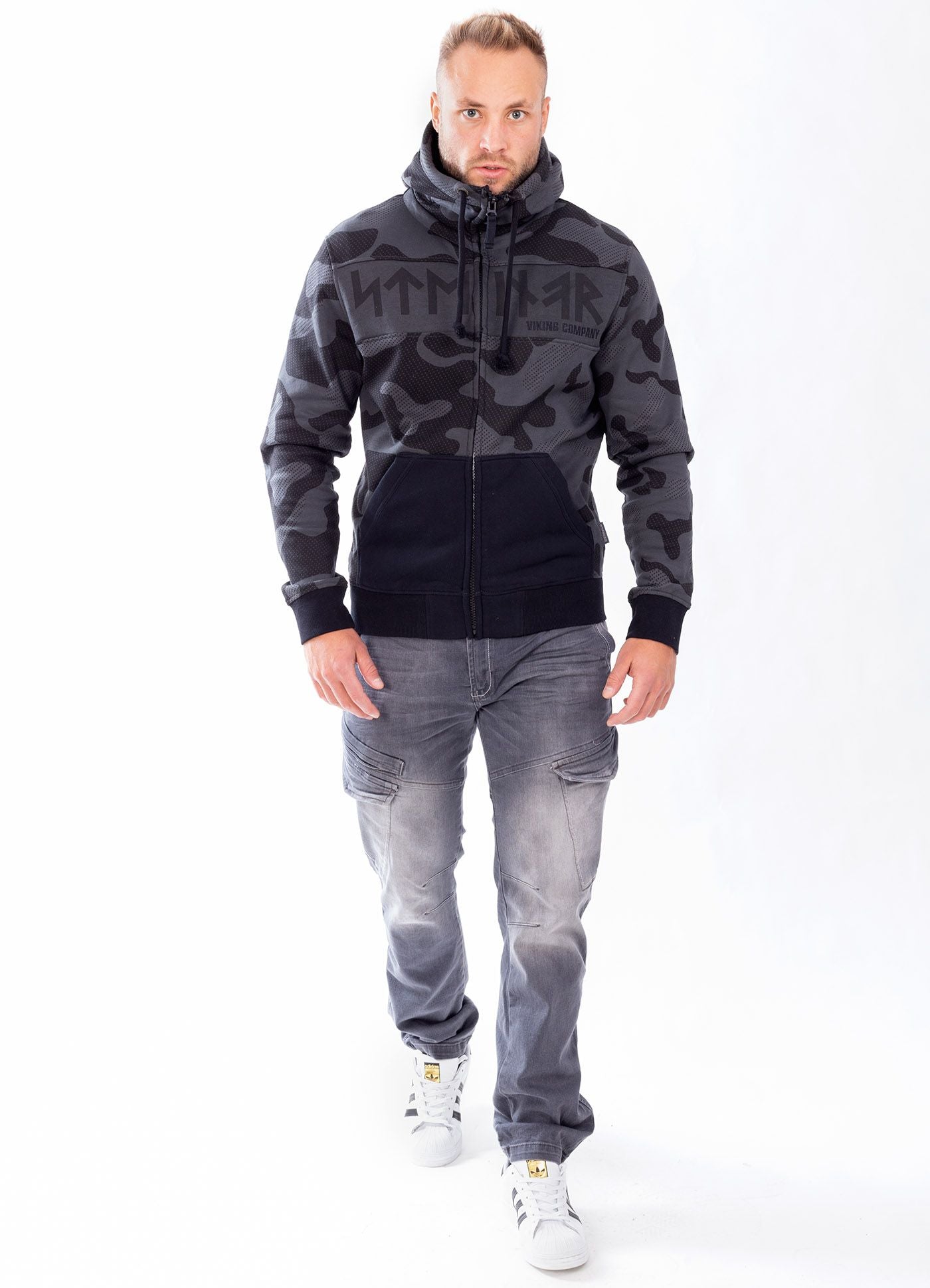 Spodnie bojówki jeans Valgard