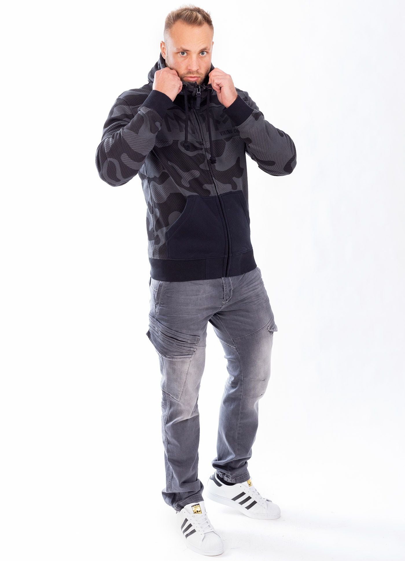 Spodnie bojówki jeans Valgard