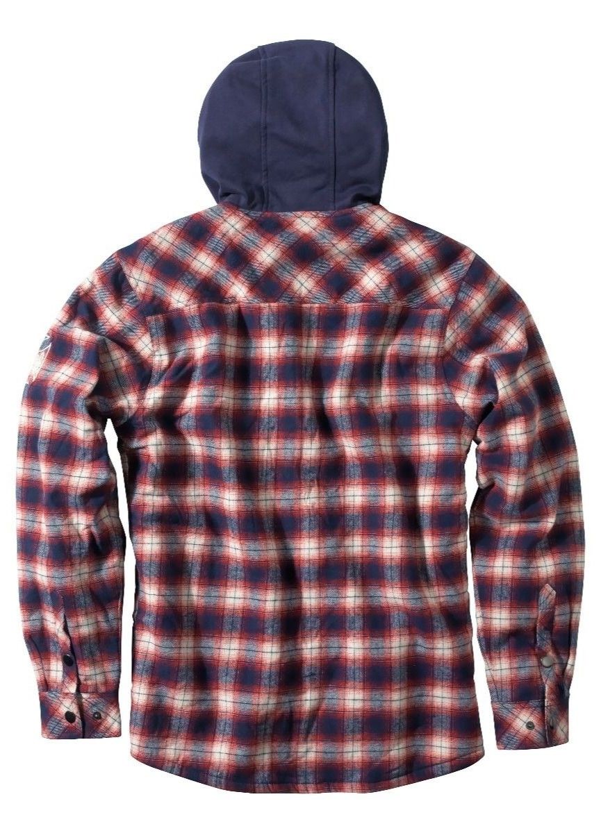 Kurtka flanelowa z kapturem Sherpa